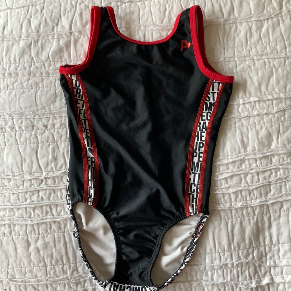 Plum Child medium leotard